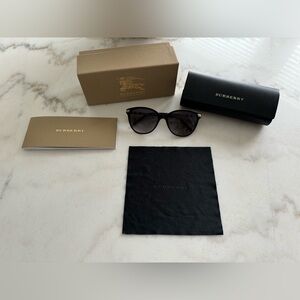 Burberry Cat Eye Black Sunglasses